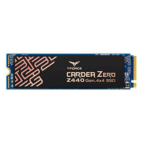 TEAMGROUP T-Force Cardea Zero Z440 1TB NVMe PCIe Gen4 x4 M.2 2280 SSD SSD with 그래핀 Copper 포일 TM8FP7001T0C311 (읽기/ 필기 스피드 up to 5, 000/ 4, 400 MB/ S)