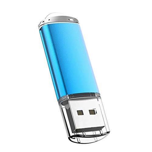 USB 플래시 드라이브 32GB ALMEMO USB 드라이브 2.0 고속 USB 썸 드라이브 메모리 스틱 점프 드라이브 ZIP 드라이브 펜 드라이브 블루