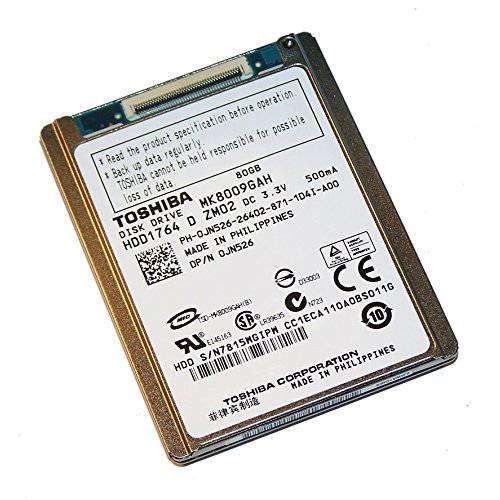 Toshiba MK8009GAH 80GB UDMA/ 100 4200RPM 2MB 1.8-Inch 미니 하드디스크