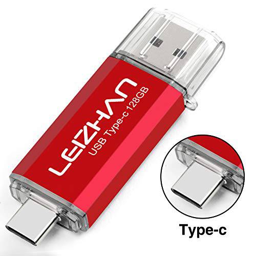 leizhan 256GB USB C 플래시드라이브, 타입 C 폰 픽쳐 스틱 for 화웨이 P30 P20, 삼성 갤럭시 S10, S9, S8, LG G6, 구글 Pixel XL