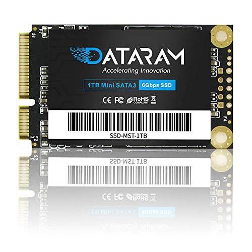 DATARAM mSata SSD, 내장 SSD 미니 Sata Disk (1TB)