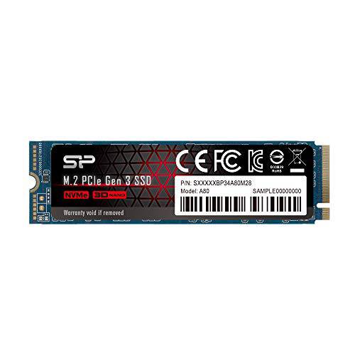 실리콘 파워 512GB nVME M.2 PCIe Gen3x4 2280 TLC R w up to 3 400/2 300MB/s SSD SU512GBP34A80M28AB