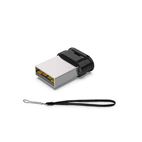 USB 플래시드라이브 32GB, RAOYI USB 2.0 메모리 스틱 썸 드라이브 점프 드라이브 Zip 드라이브 펜 드라이브 with 스트랩, 블랙