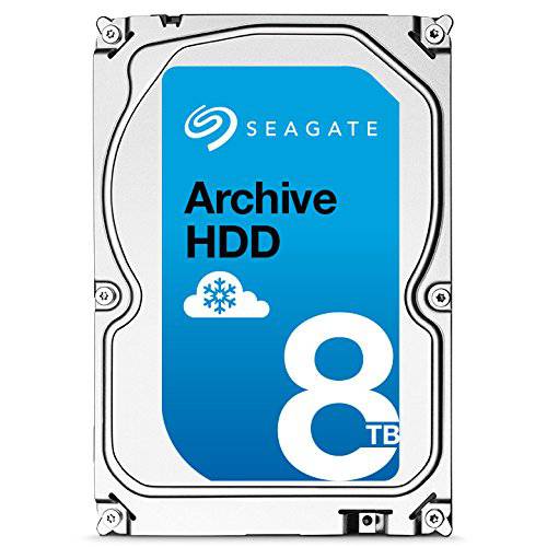Seagate  보관 HDD v2 8TB SATA 6Gb/ s 128MB Cache 3.5-Inch 내장 베어 드라이브 with SMR 테크놀로지 (ST8000AS0022)