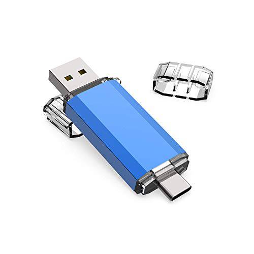 KOOTION USB C 플래시드라이브 32 GB 2 in 1 USB 3.0+ USB 타입 C 썸 드라이브 고속 up to 90 MB/ s 듀얼 OTG 썸 드라이브 USB 스틱 for 삼성, 화웨이, 맥북, Chromebook Pixel etc.