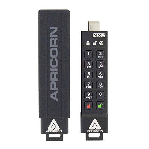Apricorn Aegis 보관 키 3 NXC 16GB 256-bit Hardware-Encrypted USB 3.2 타입 C 플래시드라이브, FIPS 140-3 레벨 3 Validation 대기중