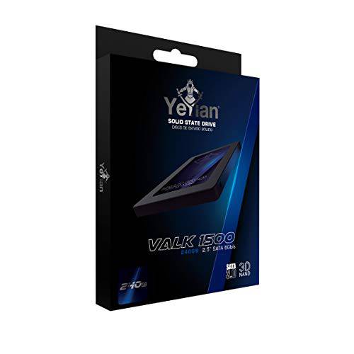 YEYIAN SSD Valk SSD 240GB, 사이즈 2.5inch, 맥스 seq 읽기 550mb/ S, 맥스 seq 필기 450mb/ S, 맥스 파워 Consumption 1.34W, Endurance 80TB, SATA (YCV-051820-3)