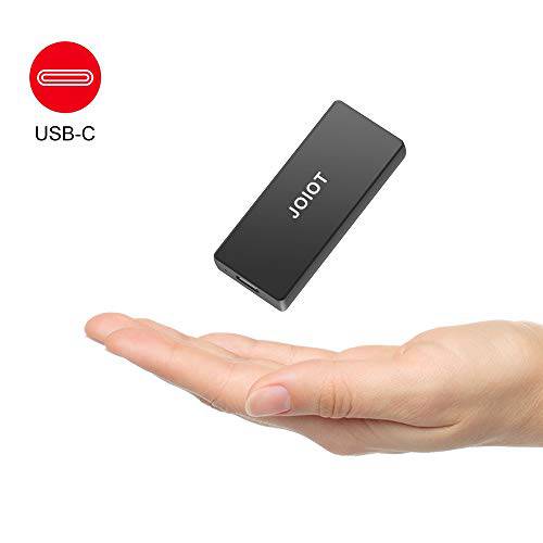 JOIOT 250GB 휴대용 외장 SSD USB C, USB 3.1 Ultra-Light 외장 SSD, 미니 휴대용 SSD for 맥 윈도우 안드로이드 Linux(250GB)