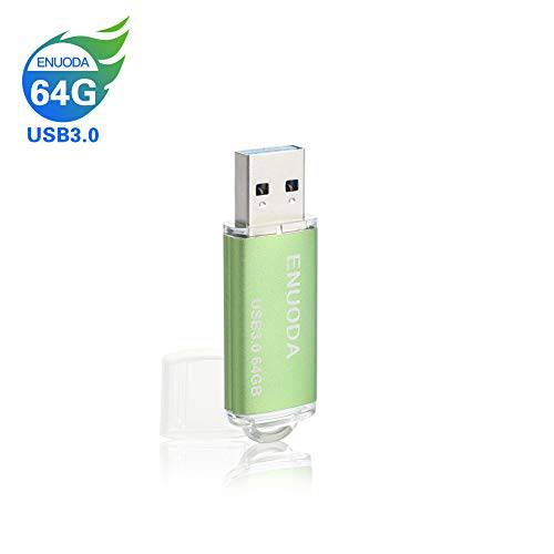 1 팩 64GB USB 3.0 조명 Drives ENUODA  메모리 스틱 64 gb 썸 Drives 펜 Drives 그린 (64G)