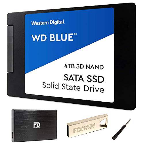4TB 2.5 SSD 3D TLC 낸드 내장 SSD Upgrade Kit with WD 블루 WDS400T2B0A