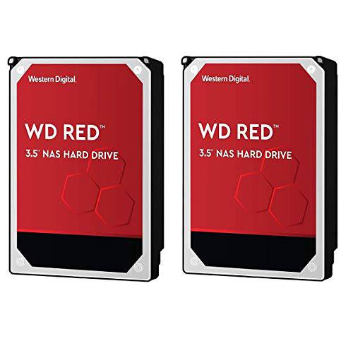 Western Digital WD 2 팩 레드 6TB NAS 3.5 내장 하드디스크, 5400 RPM, SATA 6Gbps, 256MB Cache
