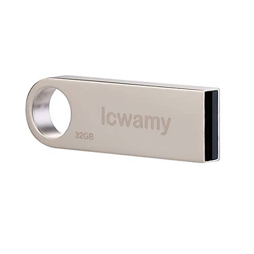 lcwamy USB 32GB USB 플래시드라이브 32GB 메모리 스틱 펜 드라이브 32GB 메탈 USB 드라이브 32GB 미니 USB 플래시드라이브 32GB USB 32GB USB 드라이브 USB476