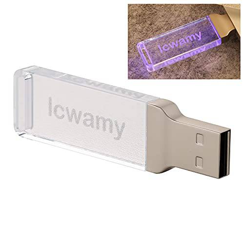 lcwamy USB2.0 64GB 플래시드라이브 USB 드라이브 USB 플래시드라이브 64GB 플래시드라이브 LED USB 플래시드라이브S 64GB USB 64GB USB LED 썸 드라이브 메모리 스틱 블루 LED USB307