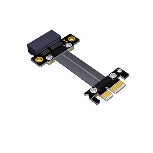 ADT-Link 라이저 카드 PCI Express PCIe 3.0 x1 마이닝 그래픽 카드 리본 케이블 연장 180 플랫 고속 PCI-E 1x 16x R11SF 확장기 (30cm)
