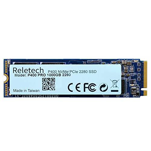Reletech PCIe Gen4.0 1TB 내장 게이밍 SSD PCI-E 세대 4X4 NVMe M.2 Up to 5, 000 MB/ s PCIexpress 4.0 SSD PC 노트북 데스크탑 익스트림 퍼포먼스 (QLC, 1TB)