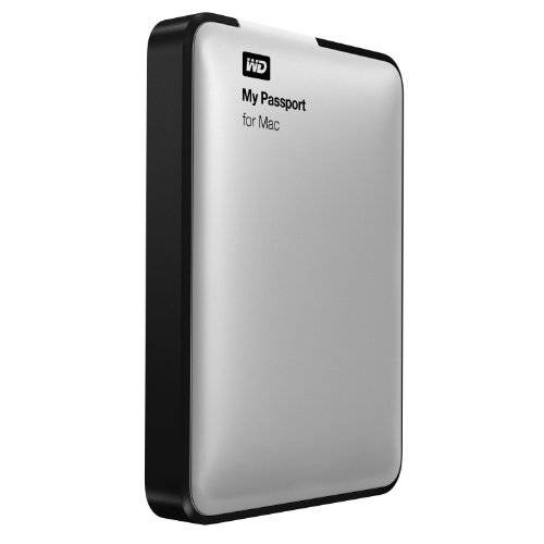 WD My Passport Mac 500GB 휴대용 외장 하드디스크 스토리지 USB 3.0 (WDBLUZ5000ASL-NESN)