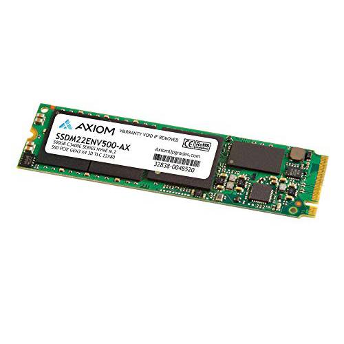 Axiom SSDM22ENV500-AX C3400e 시리즈 - SSD - encrypted - 500 GB - 내장 - M.2 2280 - PCI Express 3.0 x4 ( nVME) - AES - Self-Encrypting 드라이브 (SED), TCG Opal 암호화 2.0