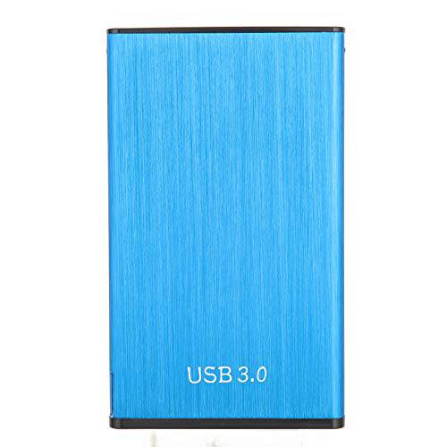 YD0018 USB 3.0 HDD 휴대용 휴대용 하드디스크 노트북, 2.5 인치 블루 컬러 범용 외장 하드디스크 PC, 80G-2TB 정비공 하드디스크 윈도우 7 8 10 리눅스 OS X(1TB)