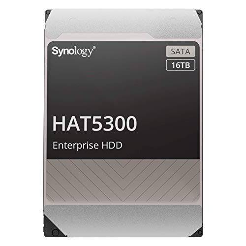 시놀로지 HAT5300-16T 16TB 7200RPM SATA 6.0 GB/ s 512e 3.5 인치 SATA Enterprise 하드디스크
