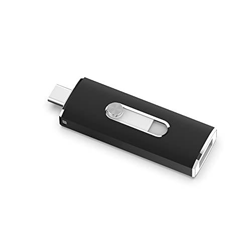 JOIOT 타입 C 플래시드라이브 128GB USB 3.1 플래시드라이브 380Mb/ s 듀얼 드라이브 USB 타입 C 메모리 스틱 외장 스토리지 썸 드라이브 128G USB C 드라이브 슈퍼 스피드 솔리드 State USB 드라이브