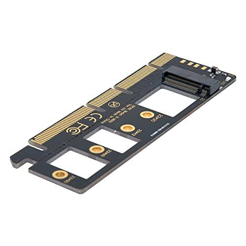 Cablecc NGFF M-Key NVME M.2 SSD to PCI-E Express 3.0 16x X4 어댑터 Without 브라켓 블랙