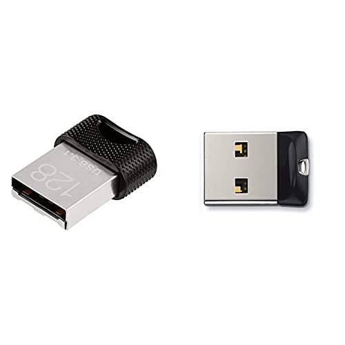 PNY 128GB Elite-X 호환 USB 3.1 플래시드라이브 - 200MB/ s& SanDisk 64GB Cruzer 호환 USB 2.0 플래시드라이브 - SDCZ33-064G-G35