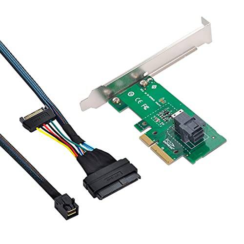 NFHK PCI-E 3.0 4.0 to SFF-8643 카드 어댑터 and U.2 U2 SFF-8639 NVME PCIe SSD 케이블 메인보드 SSD
