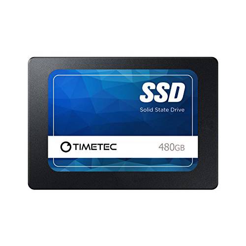 Timetec 480GB SSD 3D 낸드 SATA III 6Gb/ s 2.5 인치 7mm (0.28) 400TBW Read 스피드 Up to 530 MB/ s SLC Cache 퍼포먼스 부스트 내장 SSD (480GB)