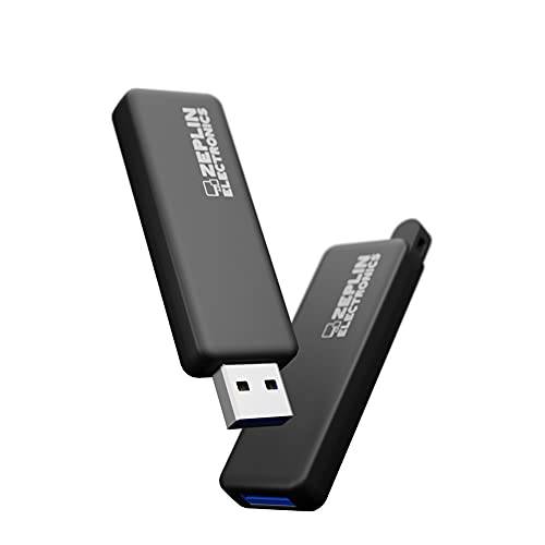 ZEPLIN 전자제품 2 팩 썸 드라이브 USB3.2 32GB 플래시 드라이브 - 블랙