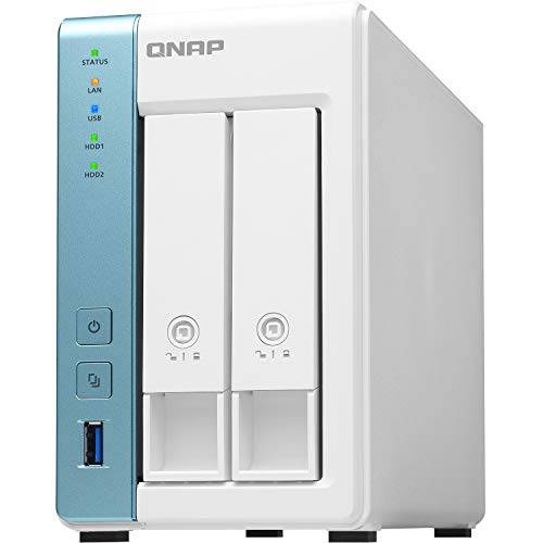 QNAP TS-231K 2 베이 홈 NAS 2 1GbE 포트
