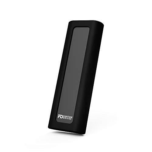 Fantom 드라이브 익스트림 미니 외장 SSD 2TB - up to 1050MB/ s Read and Write - 휴대용 러그드 NVMe SSD - 1.5＂ x 0.5＂ x 4.25＂ - USB 3.2 세대 2 10Gbps Type-C C to C and C to A 케이블