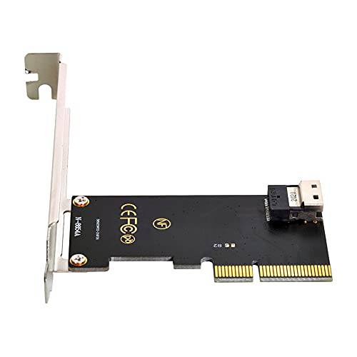 NFHK PCI-E 4X to U.2 U2 키트 SFF-8639 to SFF-8654 Slimline SAS NVME PCIe SSD 어댑터 메인보드