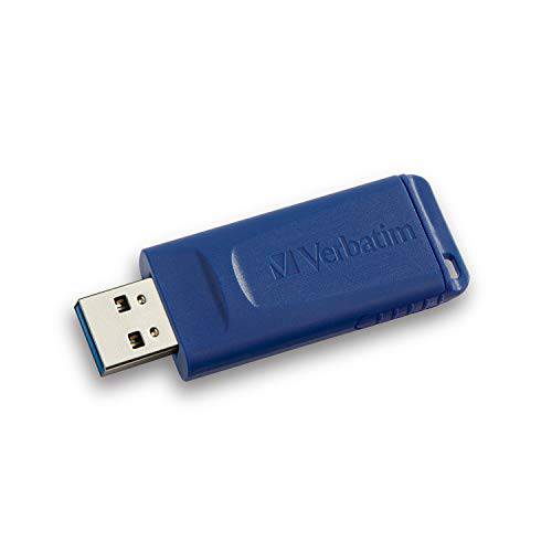 Verbatim 4GB USB 2.0 플래시드라이브 - Cap-Less&  보편적으로 호환가능한 - 블루, Model:97087