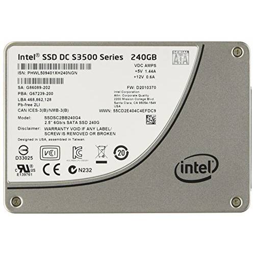 Intel SSDSC2BB240G401 240GB 2.5-inch 6Gb/ s SATA SSD