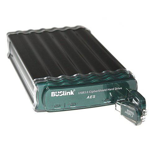 Buslink CipherShield CSE-4T-SU3 4 TB 외장 하드디스크 - USB 3.0, e SATA - SATA - CSE-4T-SU3