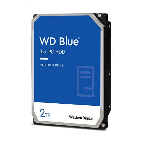 Western 디지털 2TB WD 블루 PC 하드디스크 - 7200 RPM Class, SATA 6 GB/ S, 256 MB Cache, 3.5 - WD20EZBX