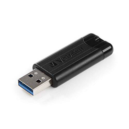 Verbatim 32GB Pinstripe USB 3.0 플래시드라이브 - 블랙