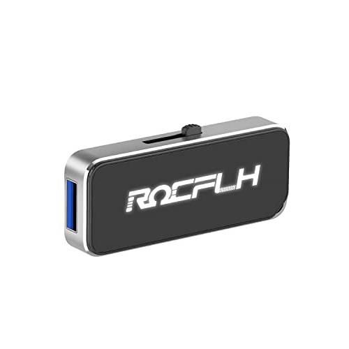 ROCFLH 256GB High-Speed and Light-Up USB 3.1 플래시드라이브, Up to 400MB/ s Read (USSFD880-L256G)