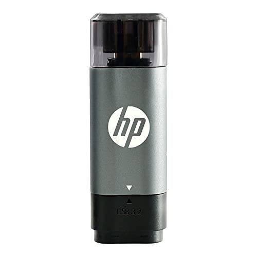 HP 128GB x5600c USB 3.2 세대 1 Type-C 듀얼 플래시드라이브 안드로이드 디바이스 and 컴퓨터 - 외장 휴대용 스토리지 포토, 비디오, and More