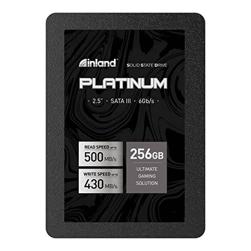 INLAND 플래티늄 256GB SSD SATA III 6Gb/ s 2.5 7mm TLC 3D 낸드 내장 SSD (256GB)
