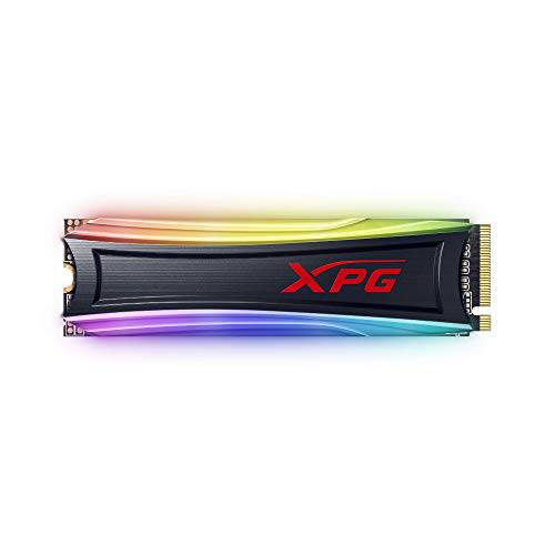 XPG S40G 512GB RGB 3D 낸드 PCIe Gen3x4 NVMe 1.3 M.2 2280 내장 SSD (AS40G-512GT-C)