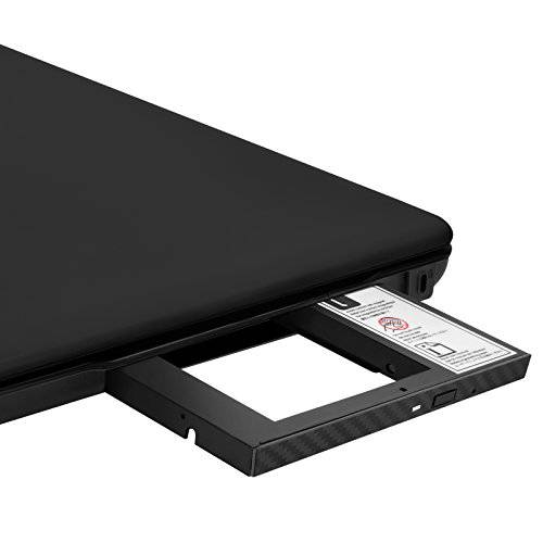 SilverStone 테크놀로지 9.5mm 노트북 광학 디스크 포트 ODD to 2.5 SATA SSD 어댑터 포함 외장 하우징 TS14B
