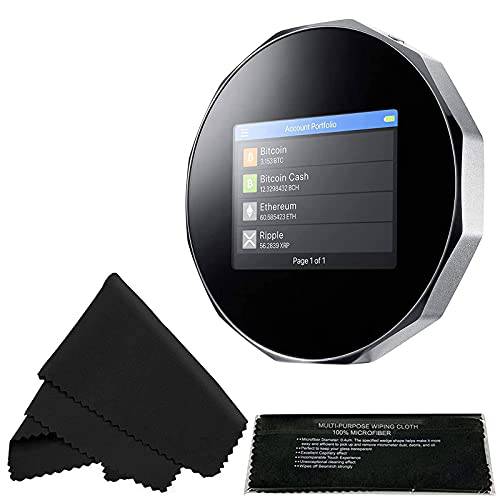 SecuX V20 Most 안전한 암호화 하드웨어 지갑 w/ 블루투스 극세사 (7 X 6) 클리닝 천