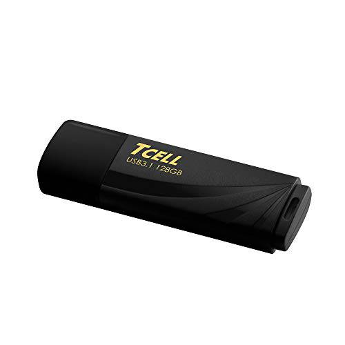 TCELL 미니멀리즘 스타일 USB 3.1 Gen1 플래시드라이브 블랙 (128GB)