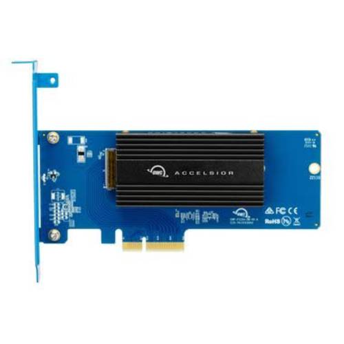 OWC 480GB Accelsior 1M2 M.2 SSD to PCIe 4.0 어댑터 카드