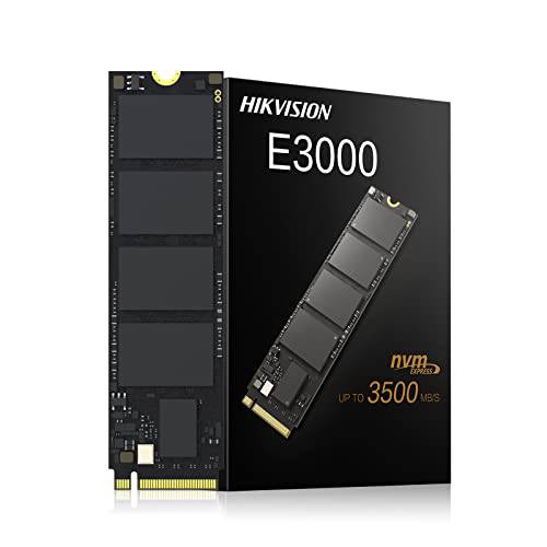 HIKVISION 내장 NVMe PCIe M.2 SSD 512GB, 내장 SSD, 세대 3x4, 2280, 3D 낸드 플래시 메모리, Up to 3200MB/ s Read 스피드