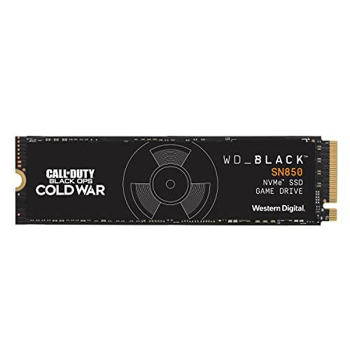 WD_BLACK 1TB SN850 게임 드라이브 통화 of 듀티 스페셜 에디션: 블랙 Ops 콜드 워, 내장 NVMe M.2 PCIe Gen4 SSD - WDBB2F0010BNC-WRSN