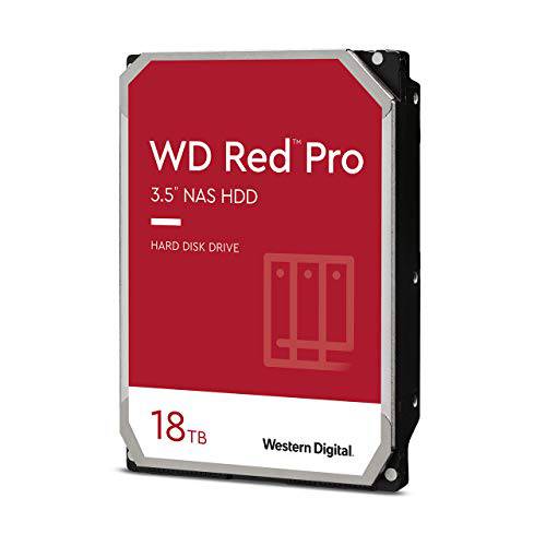 Western 디지털 18TB WD 레드 프로 NAS 내장 하드디스크 HDD - 7200 RPM, SATA 6 GB/ S, CMR, 256 MB Cache, 3.5 - WD181KFGX