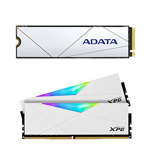 ADATA 프리미엄 SSD 1TB PCIe 4x4 NVMe M.2 2280 SSD XPG D50 RGB DDR4 3200MHz 2x8GB UDIMM 램 키트 번들,묶음