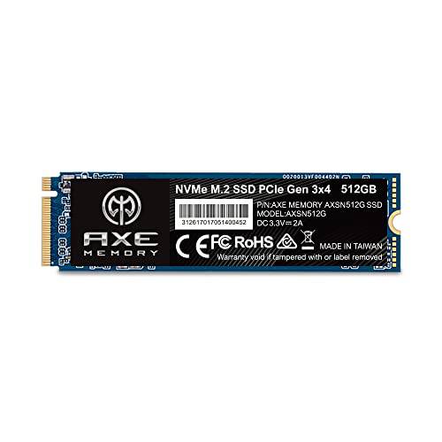 AXE 메모리 512GB NVMe M.2 2280 PCIe 세대 3x4 내장 SSD SSD (SSD) (AXSN512G)